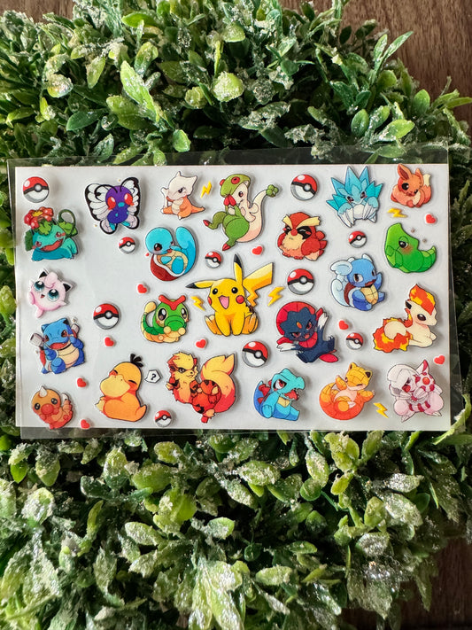 Colorful Anime Animals Card Wrap