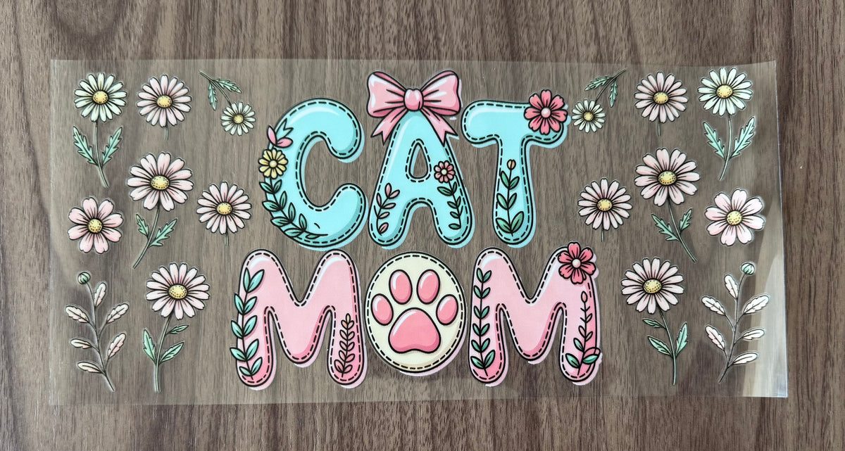 Cat Mom Cup Wrap
