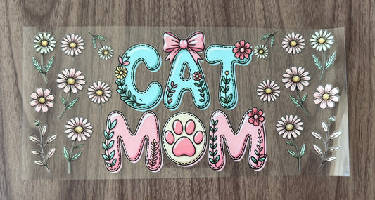 Cat Mom Cup Wrap