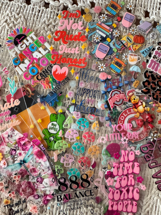 Mystery Keychain Decal Bundles