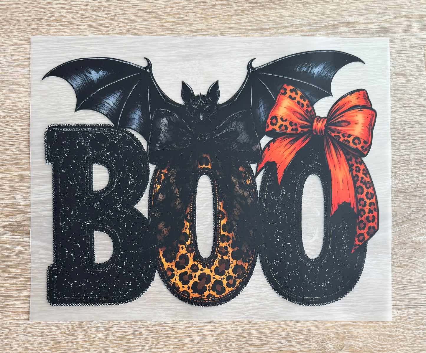 Boo Bat Transfer