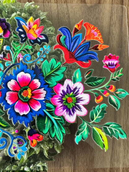 Colorful Flowers Cup Wrap