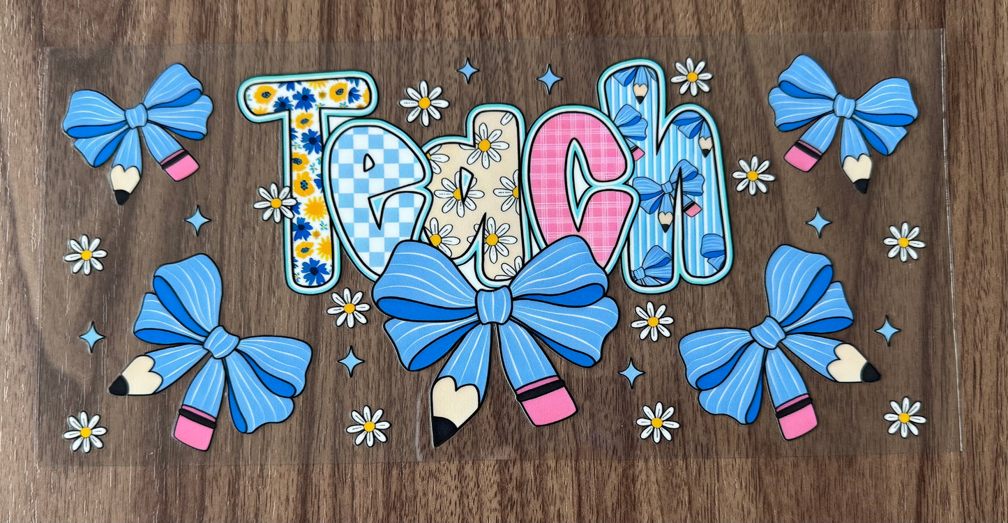 Blue Teach Cup Wrap