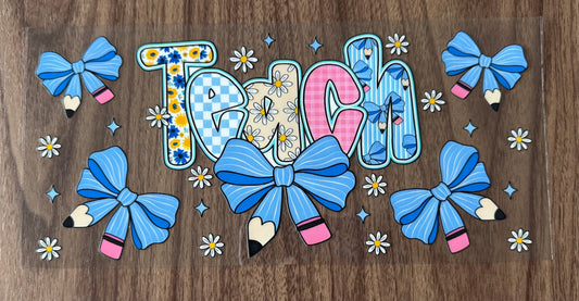 Blue Teach Cup Wrap