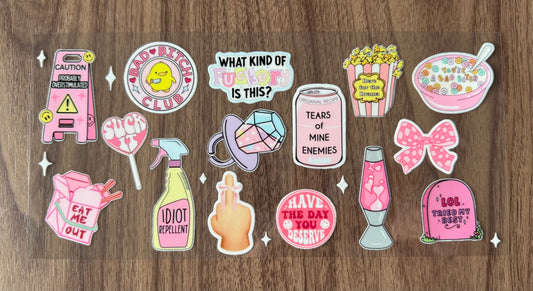 Funny Sassy Girly Cup Wrap