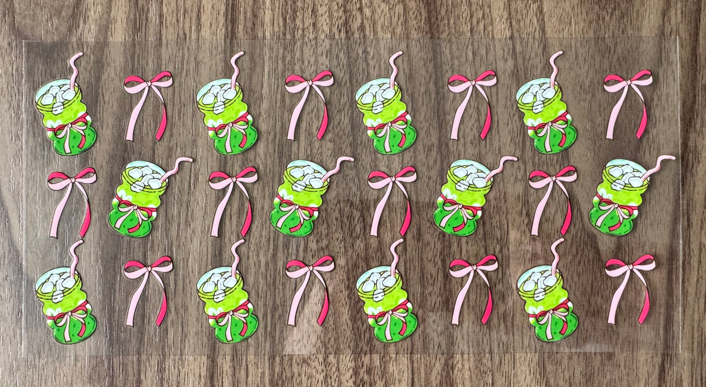 Matcha & Bows Cup Wrap