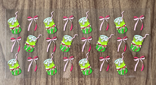 Matcha & Bows Cup Wrap