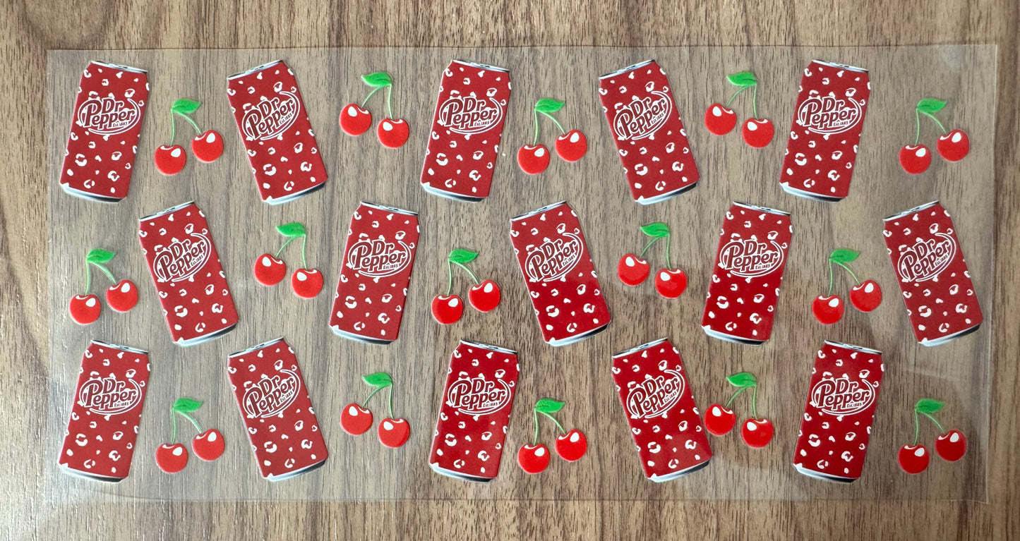 Cherry Doctor Drink Cup Wrap