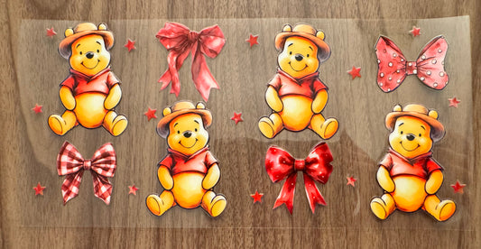 Honey Bear Bows Cup Wrap