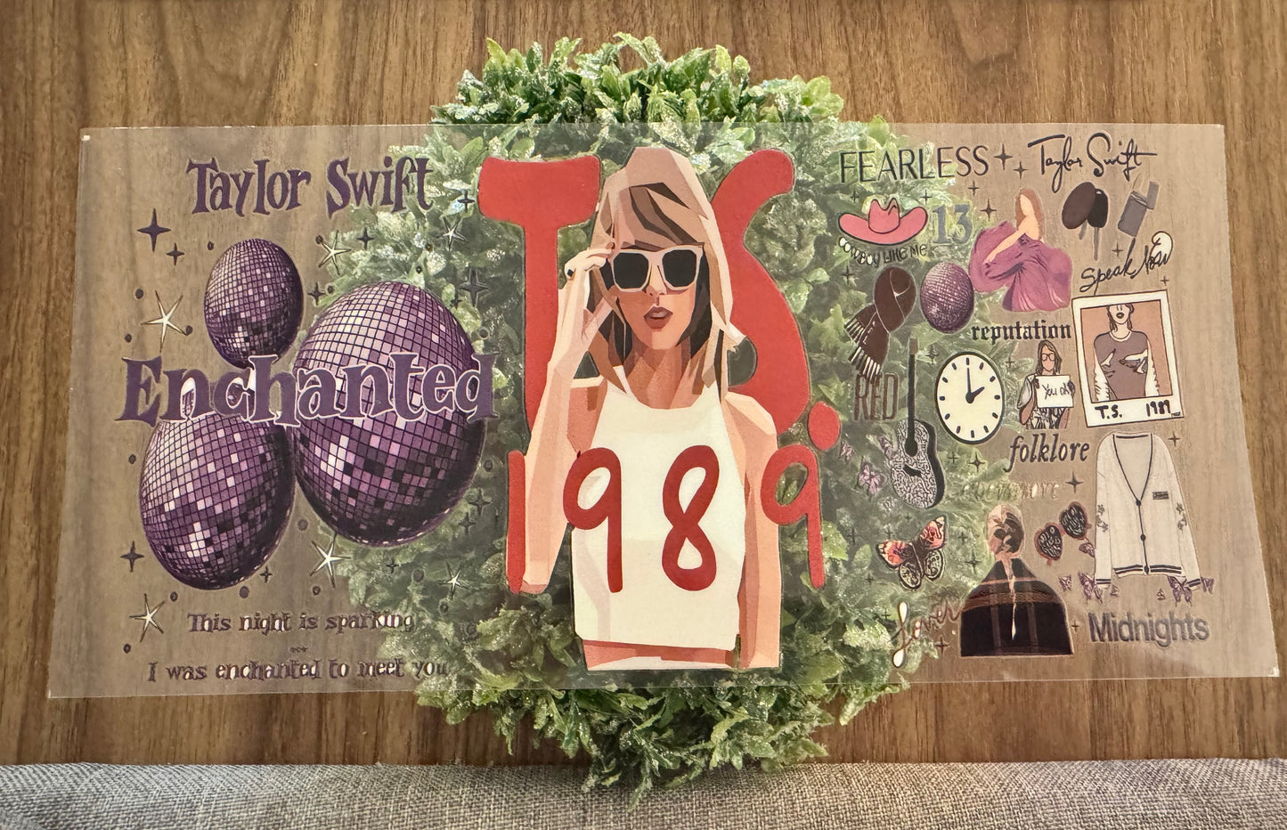 Taylor Swift Cup Wrap