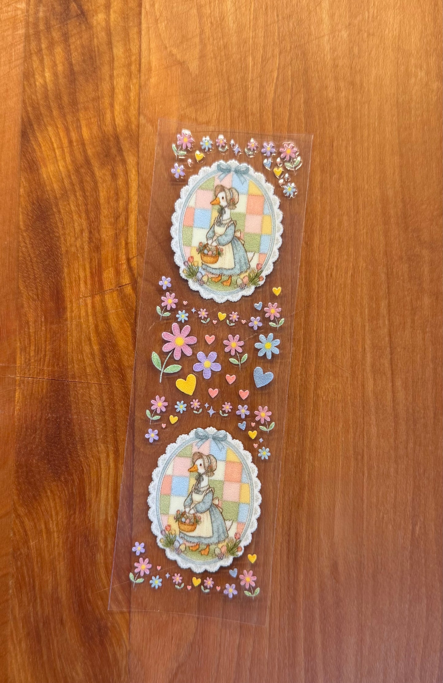 Flowery Goose Pen Wrap
