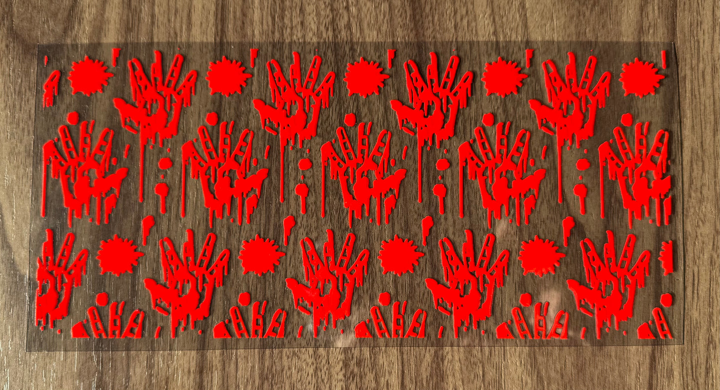 Bloody Hands Cup Wrap