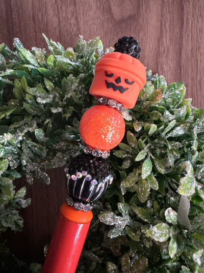 Pumpkin Boo Bucket Pen