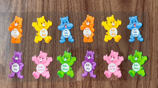 Swear Bear Decal Sheet
