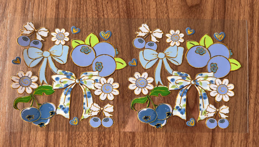 Blueberries & Bows Decal Sheet