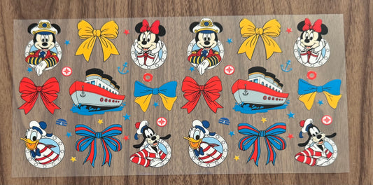 Cruise Mice & Friends Cup Wrap