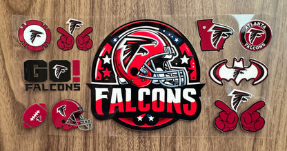 Atlanta Football Helmet Cup Wrap