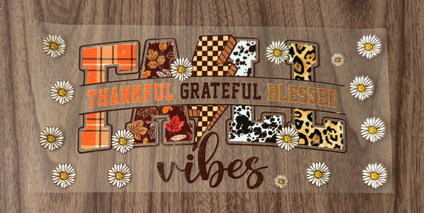 Fall Vibes Cup Wrap