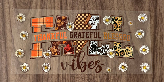 Fall Vibes Cup Wrap