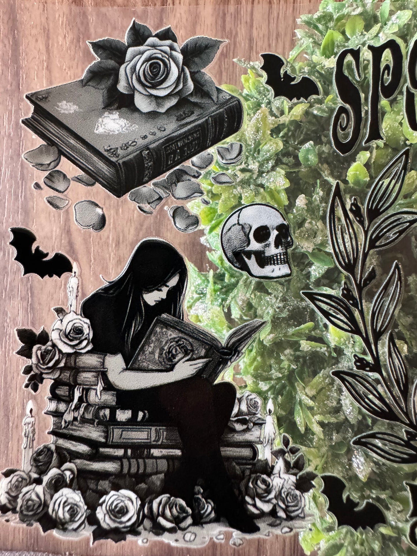 Spooky Readers Book Club Cup Wrap