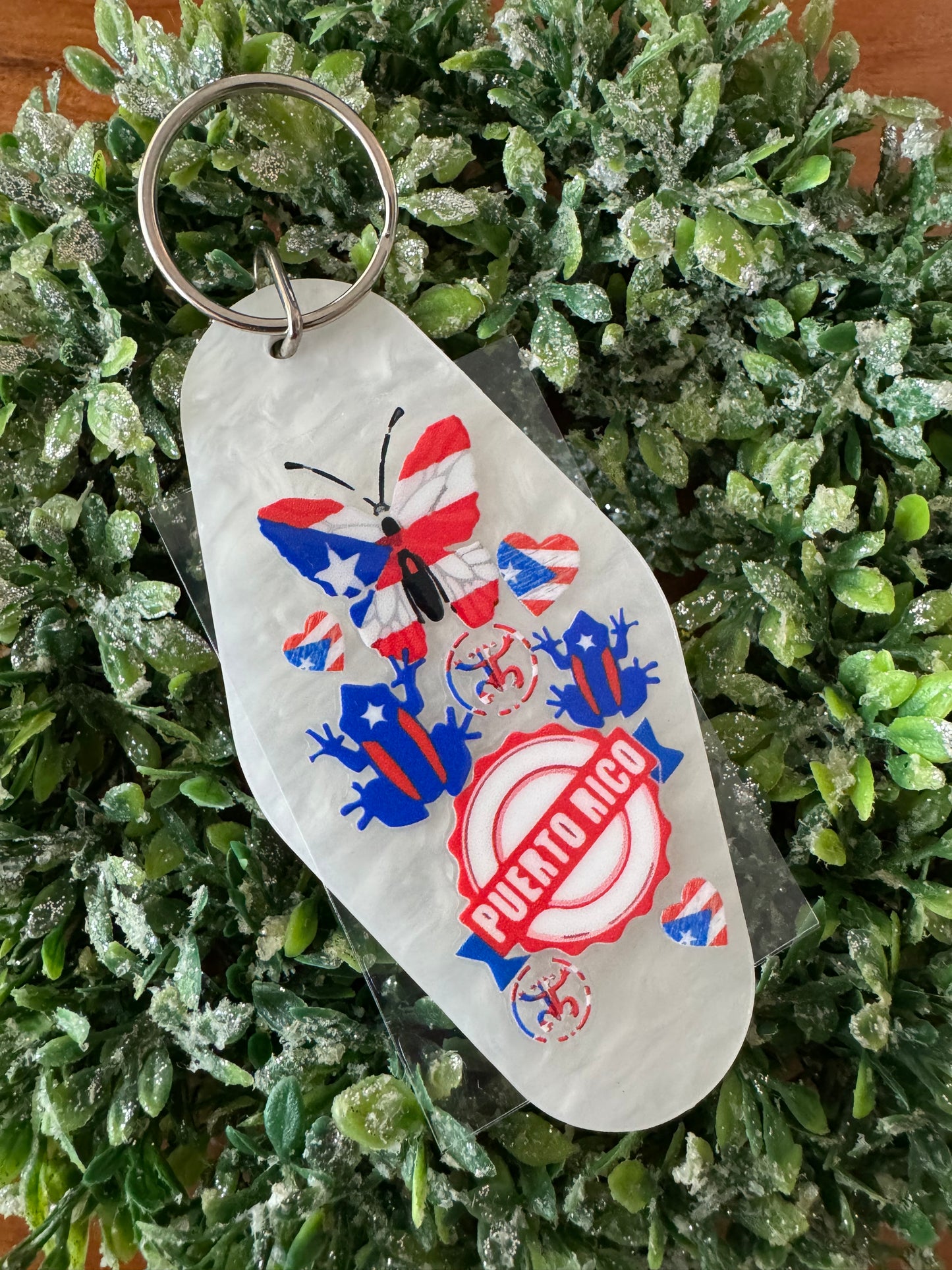 Puerto Rico Keychain Decal