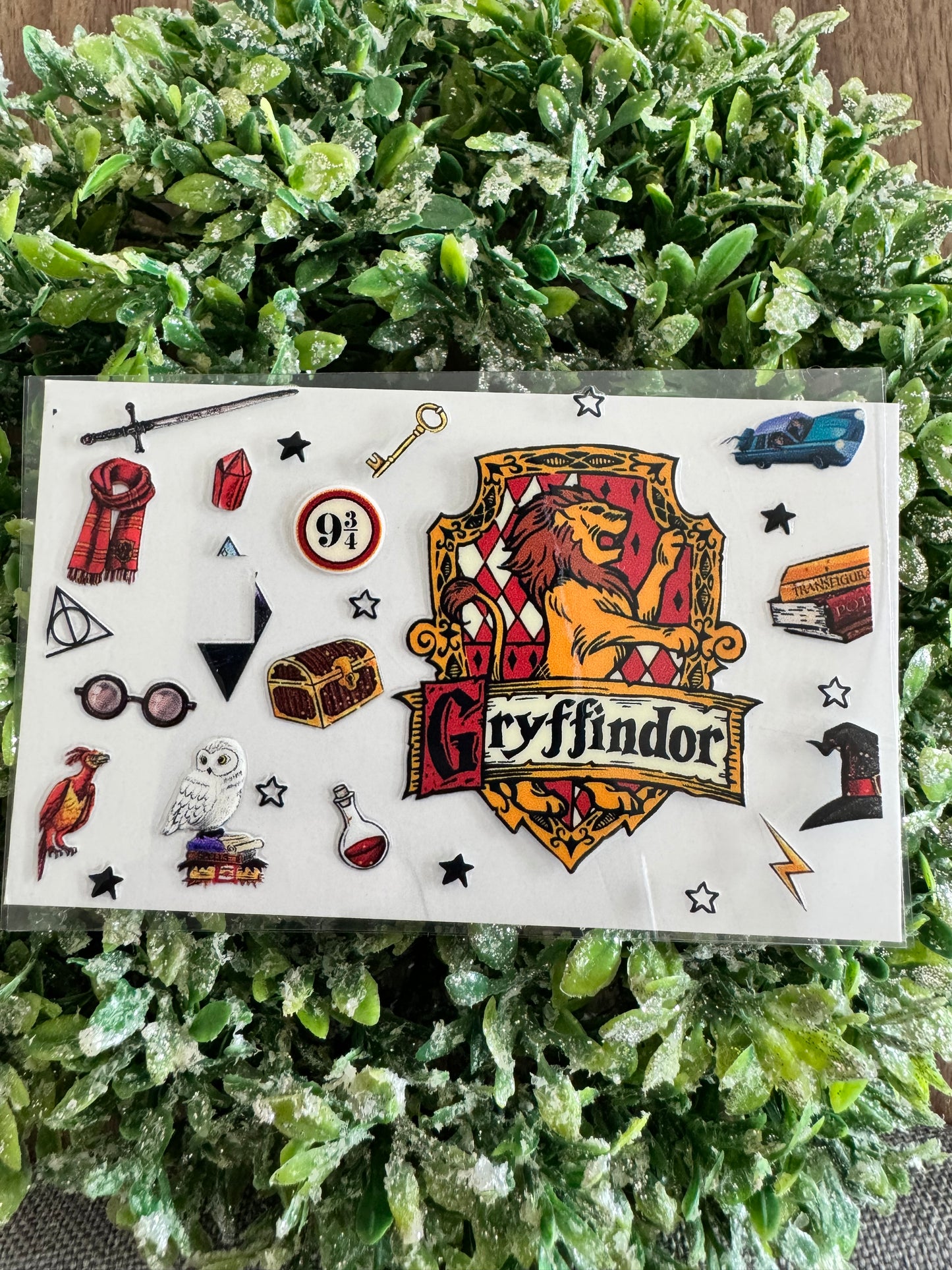 Red Wizard House Card Wrap