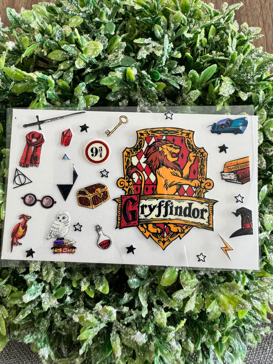 Red Wizard House Card Wrap