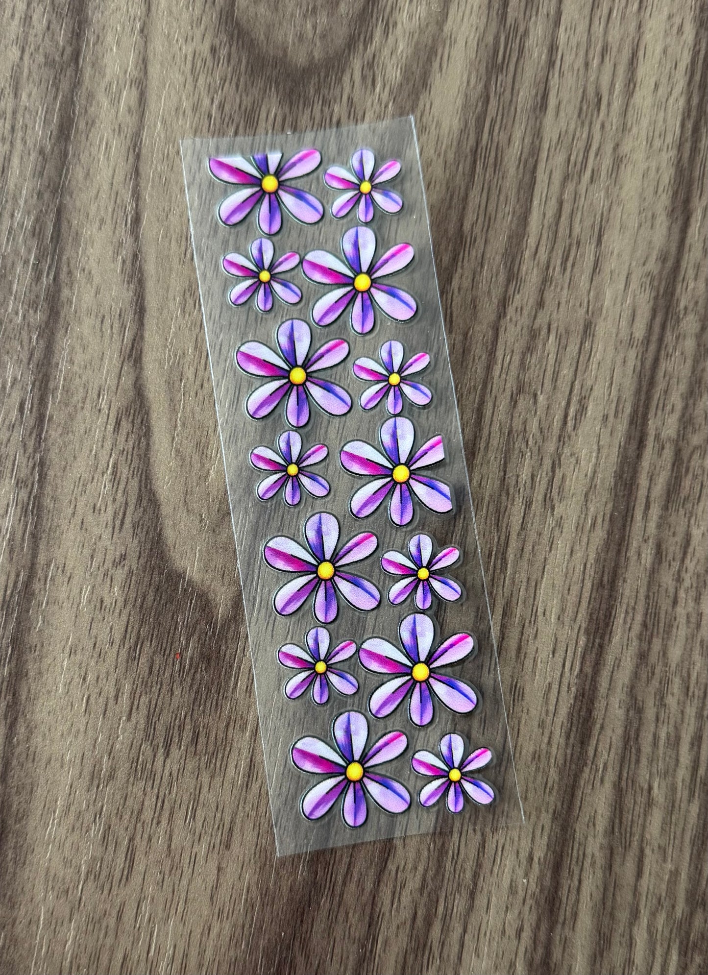 Purple Flowers Pen Wrap
