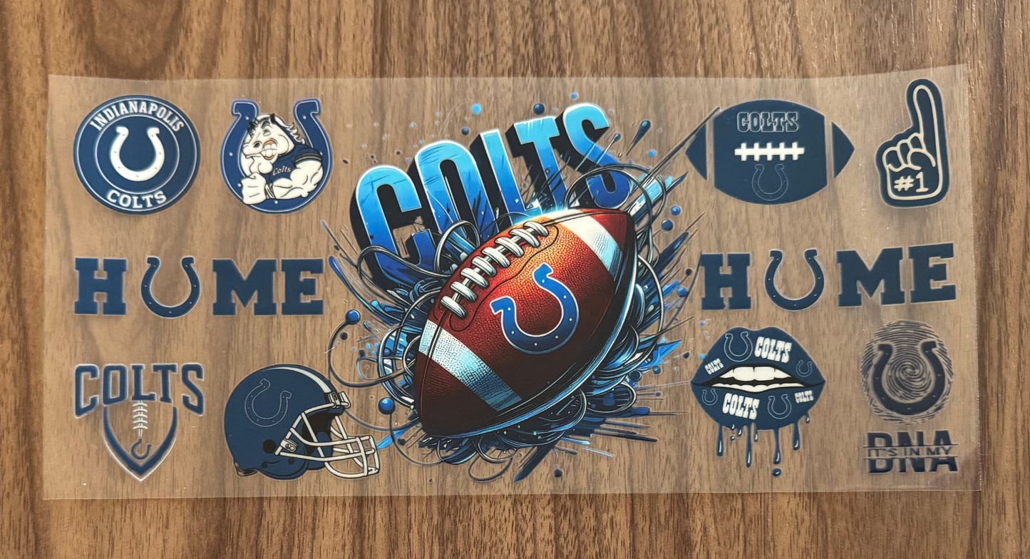 Indiana Football Ball Cup Wrap
