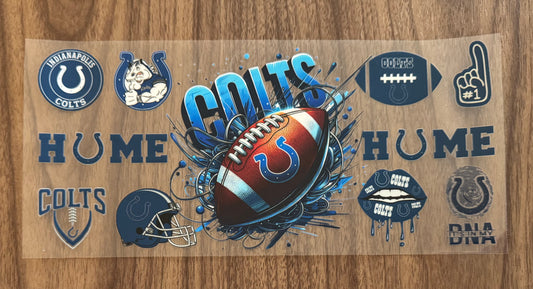 Indiana Football Ball Cup Wrap