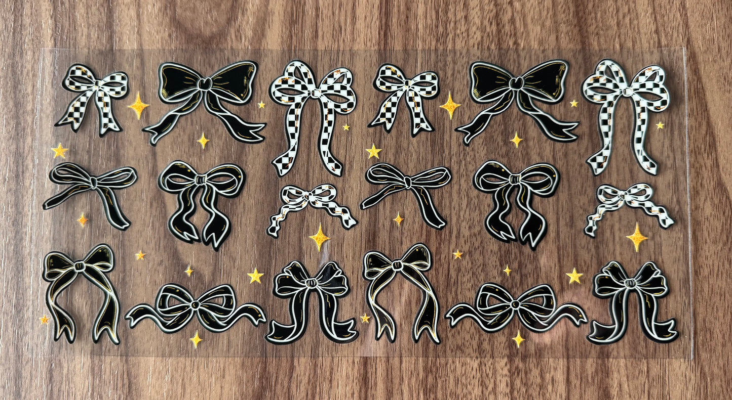 Black Bows Cup Wrap