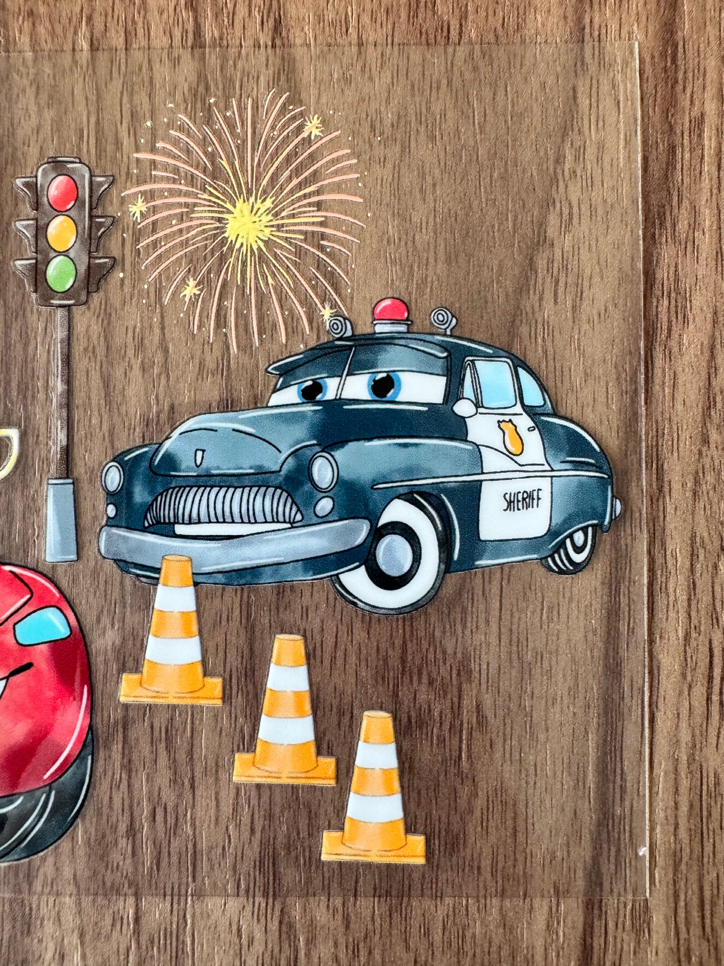 Vehicle Friends Cup Wrap