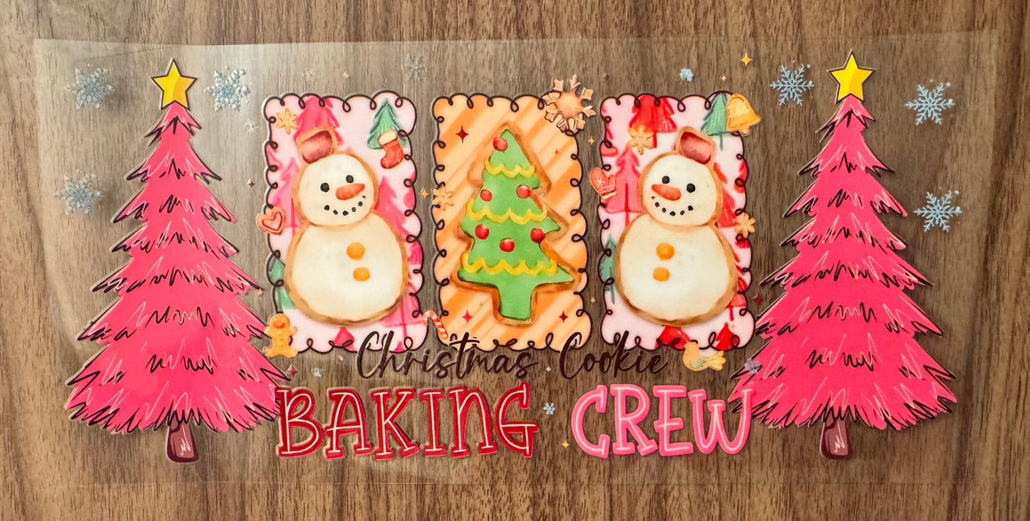 Christmas Cookie Baking Crew Cup Wrap