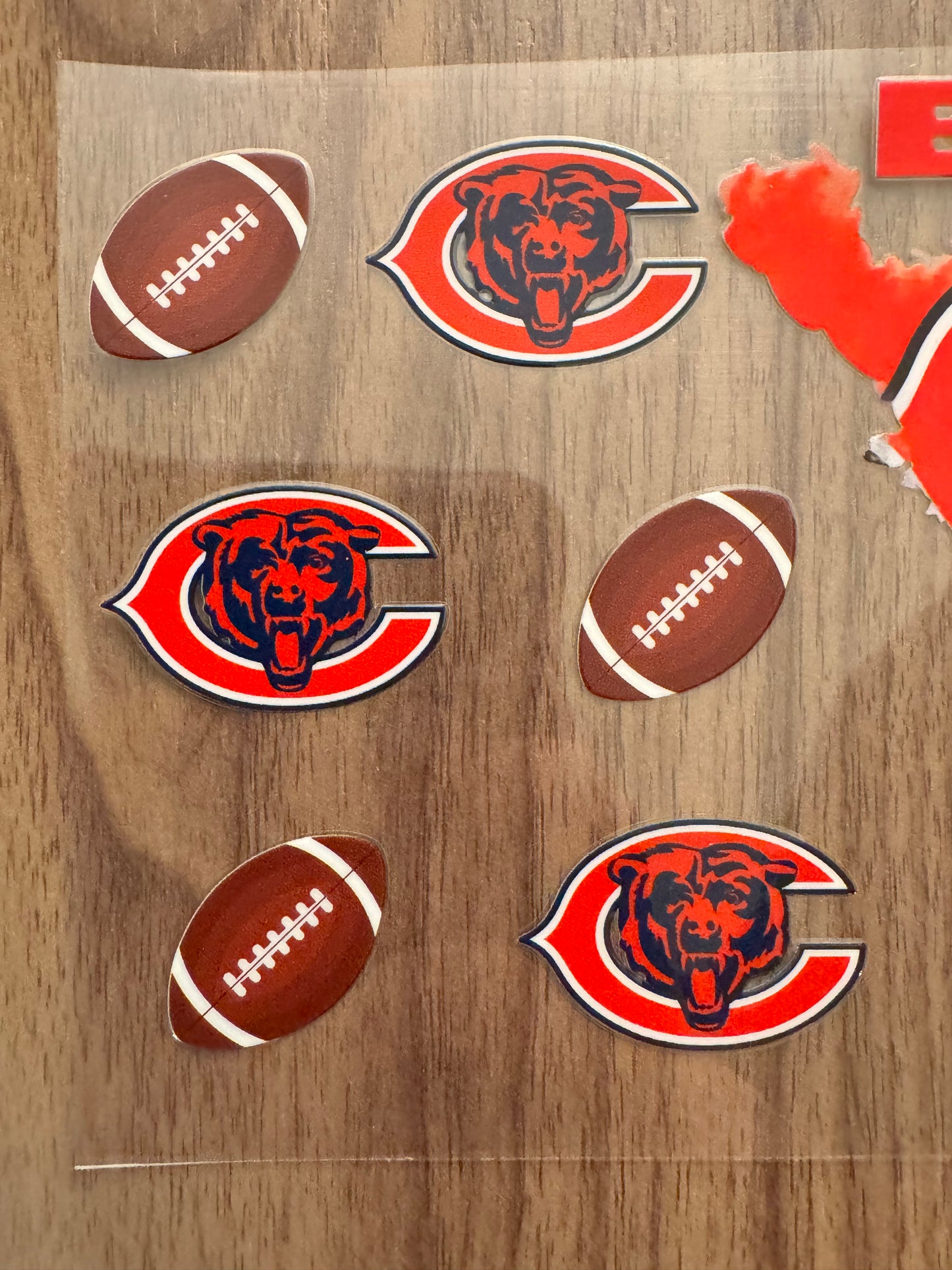 Chicago Football Painter Drip Cup Wrap