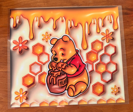 Puffy Honey Bear Cup Wrap