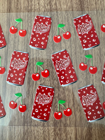 Cherry Doctor Drink Cup Wrap