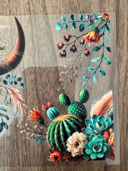 Western Cacti Bull Cup Wrap