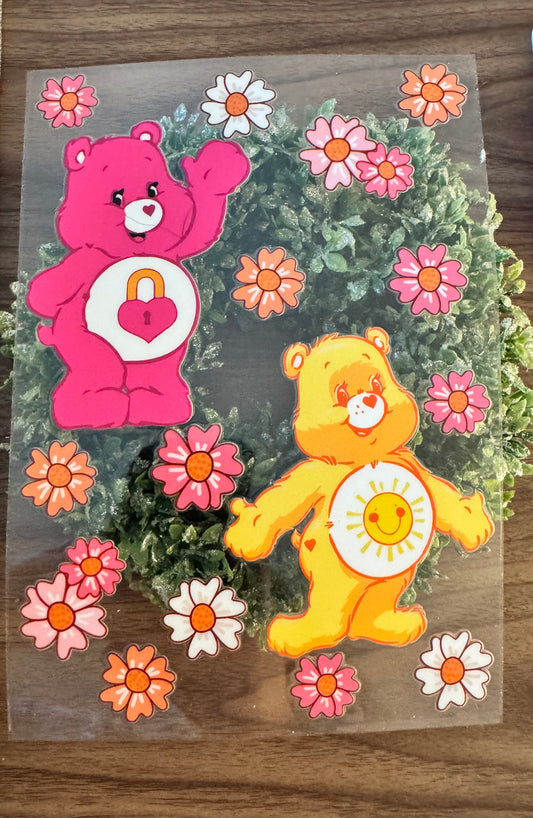 Flowery Bears Notebook Wrap (Medium)