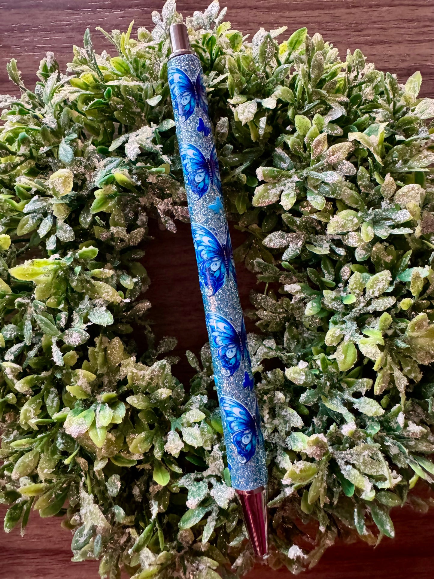 Blue Butterflies Pen