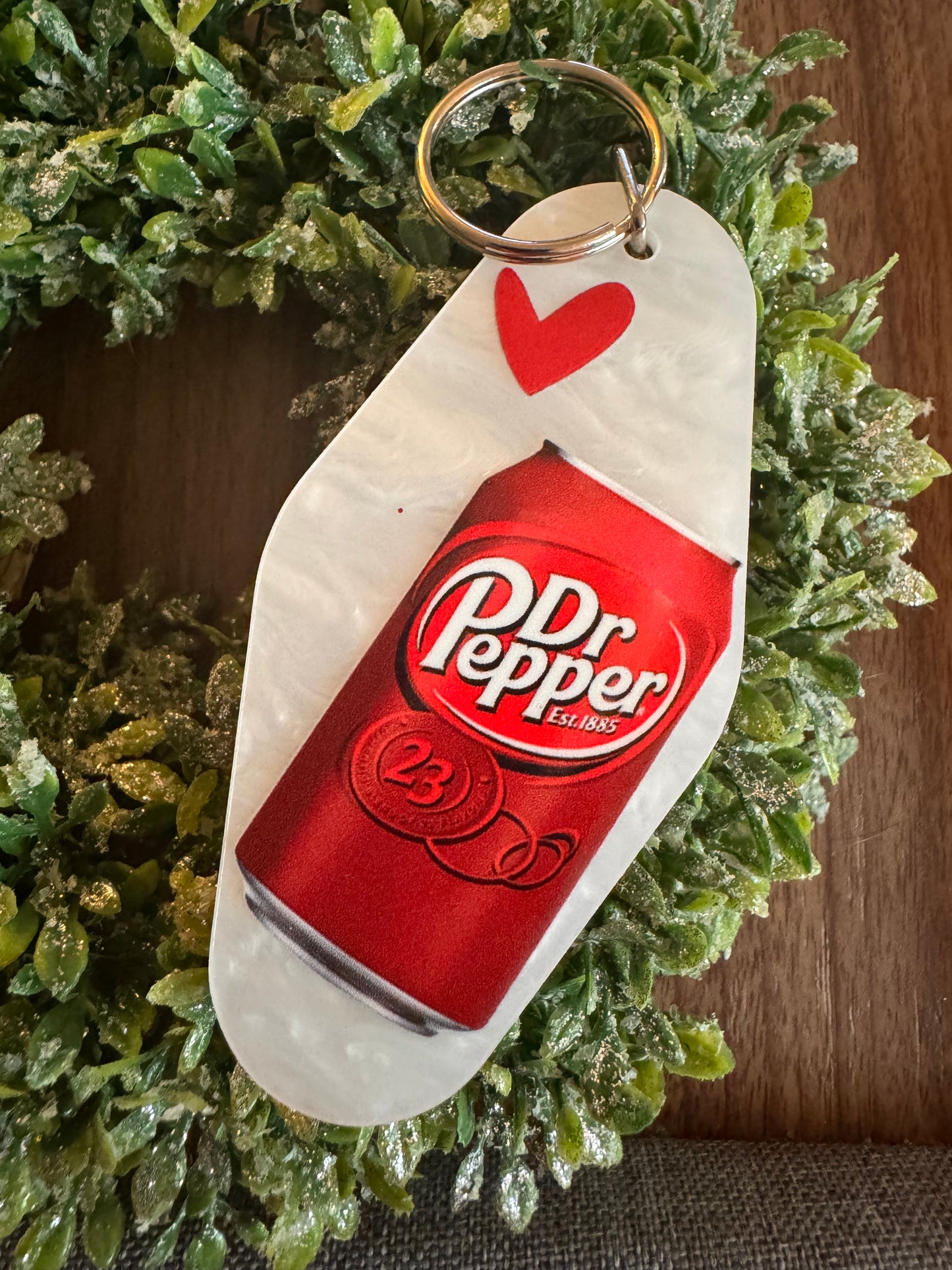 Dr. Pepper Keychain