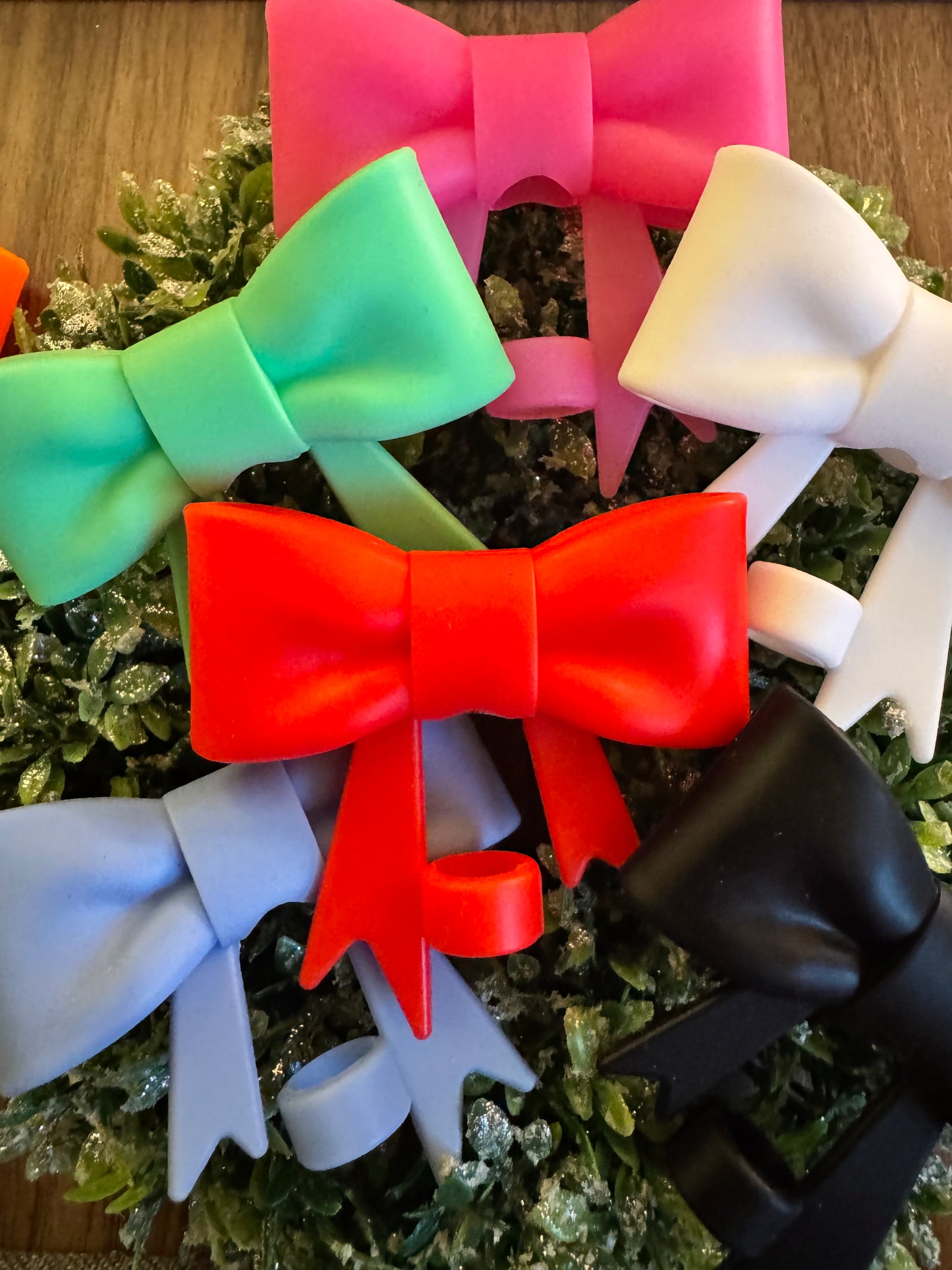 Big Bow Straw Toppers